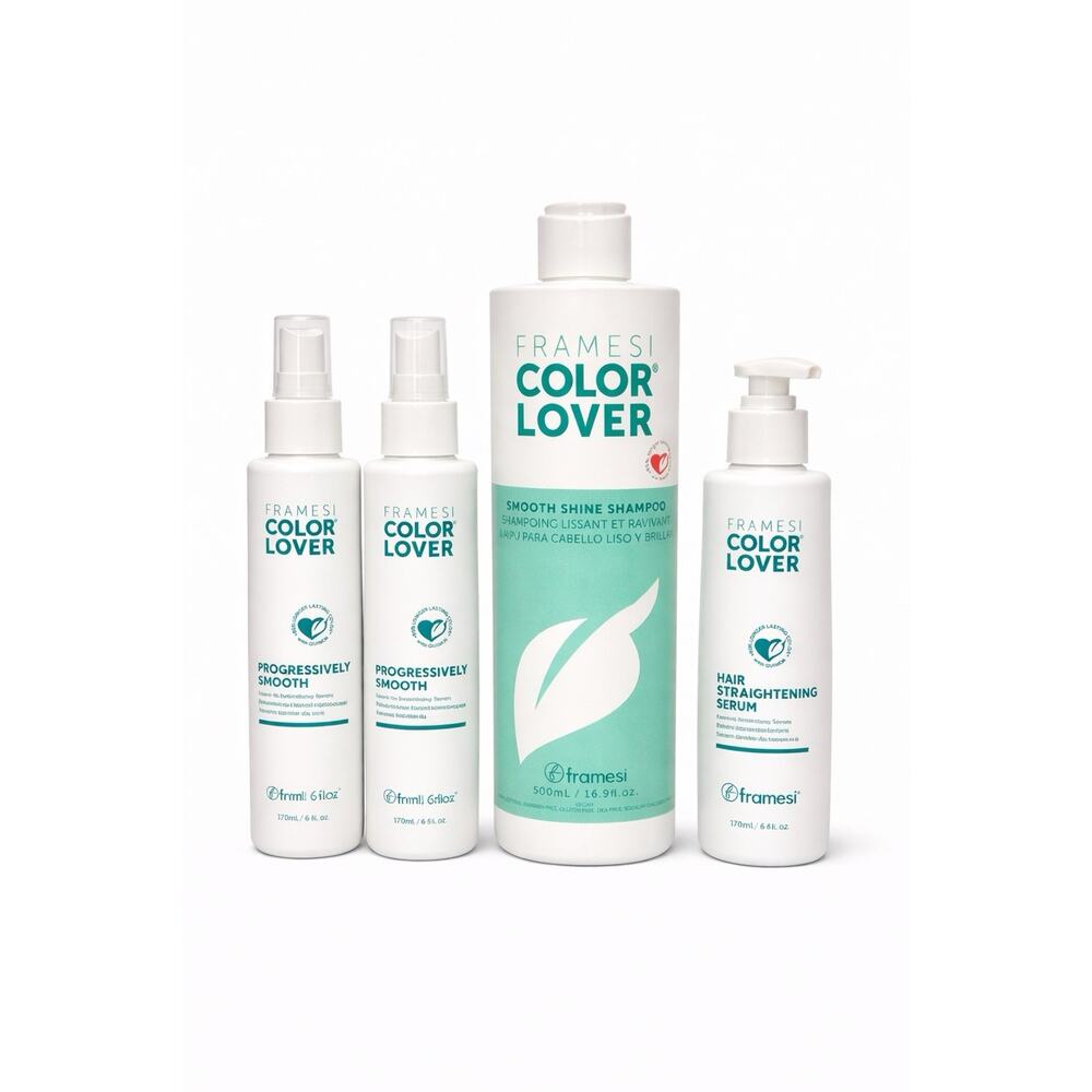 Framesi Color Lover Smooth Shine Shampoo & Smoothing Styling Bundle